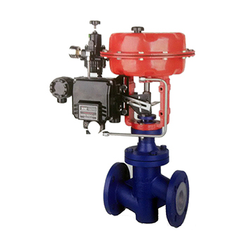 氣動單座襯氟調節閥