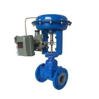 氣動薄膜單座襯氟調節閥