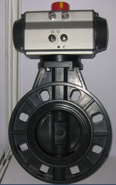 氣動塑料蝶閥(RPP.CPVC.UPVC.PVDF)