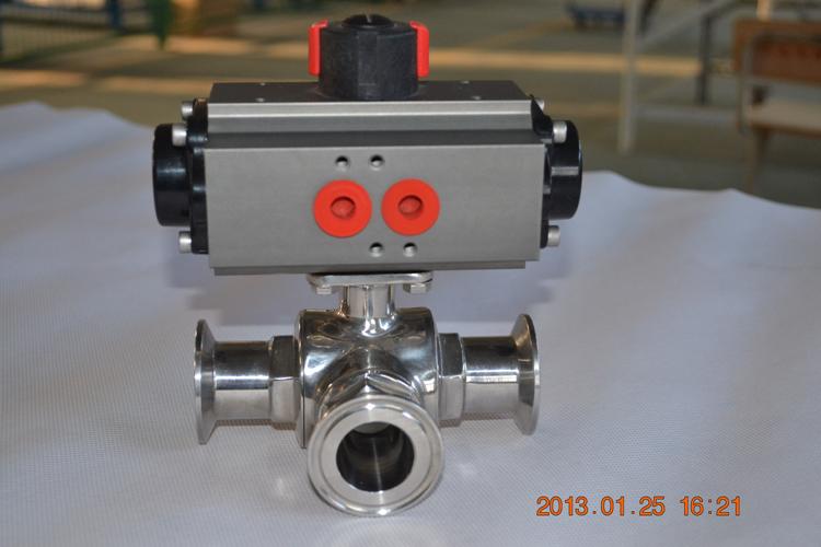 衛生級氣動球閥,衛生級卡箍球閥