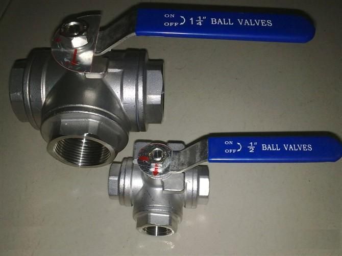 三通內螺紋球閥,不鏽鋼三通球閥