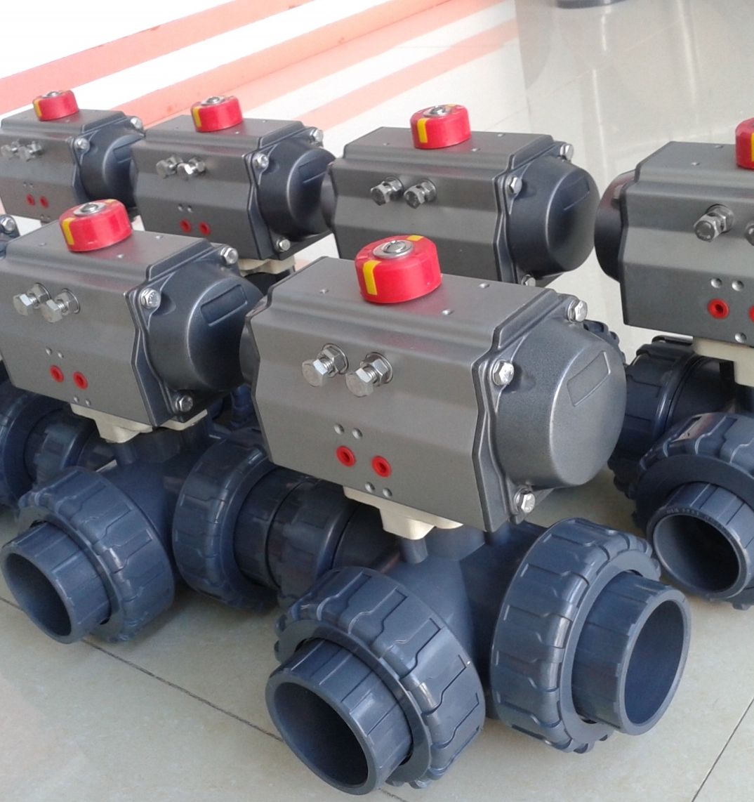 PPH氣動三通球閥