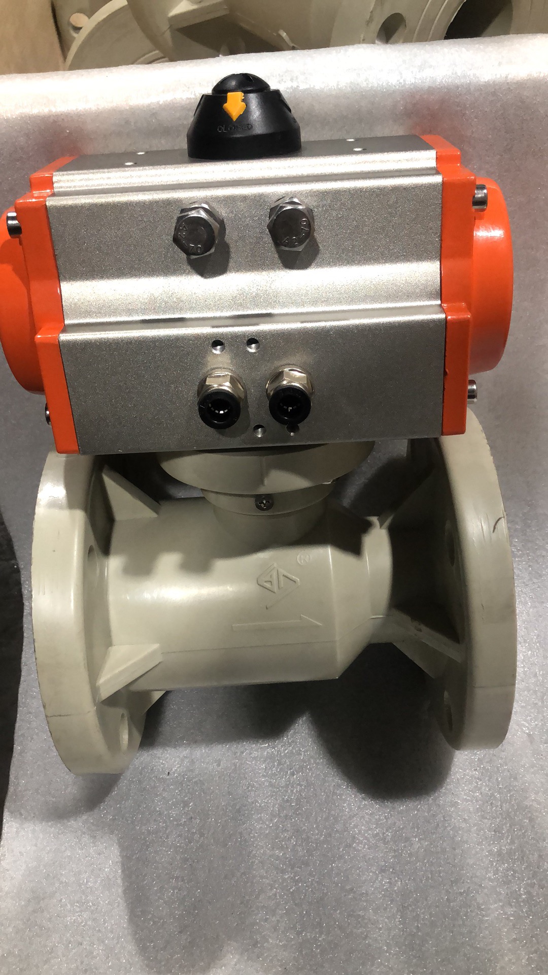 PPH法蘭氣動球閥