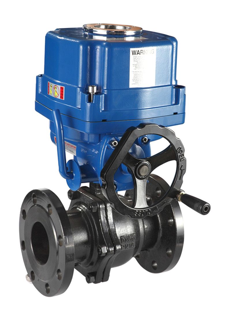 電動帶手輪球閥,電動一體智能球閥