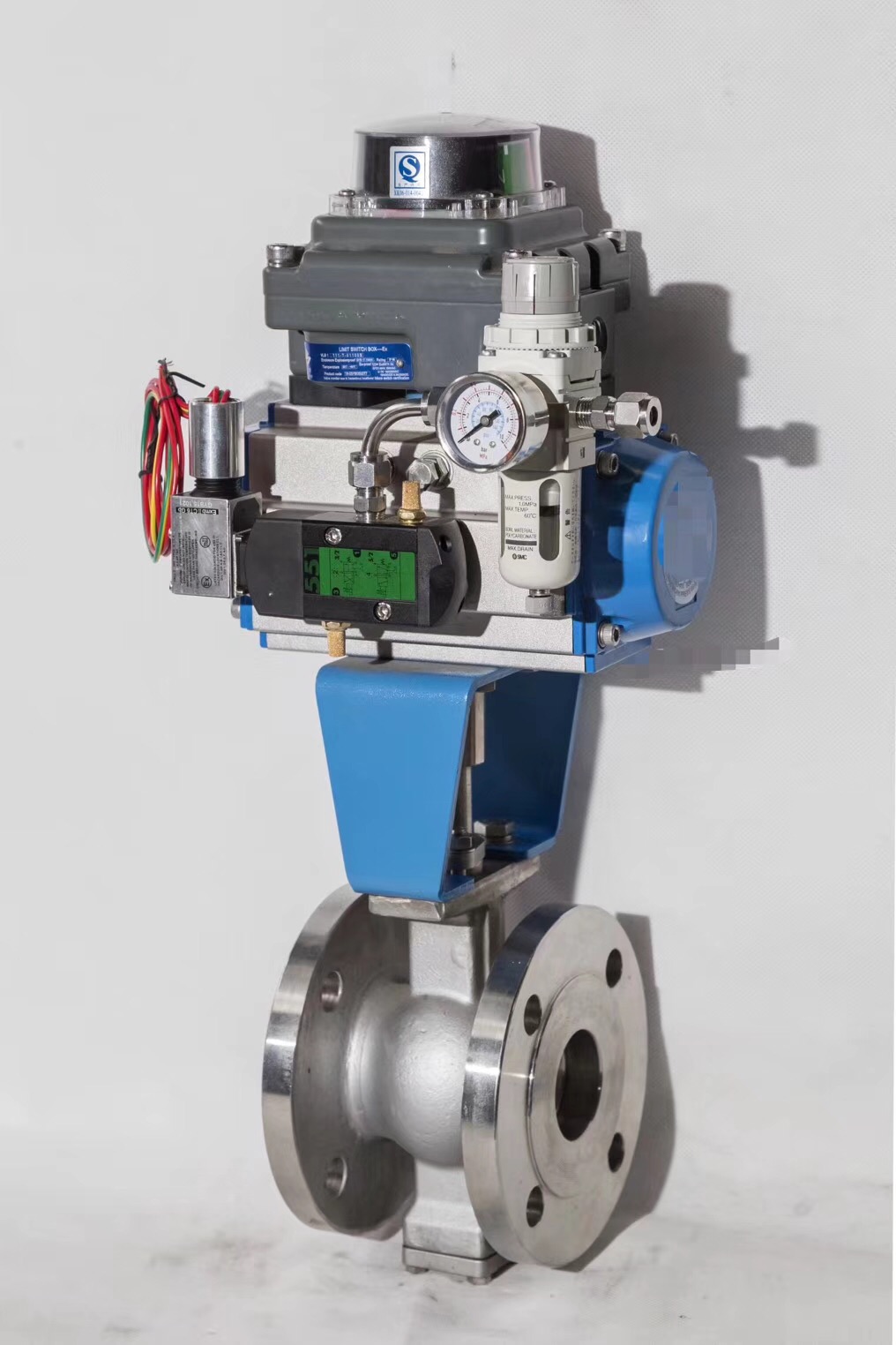 電動V型調節球閥