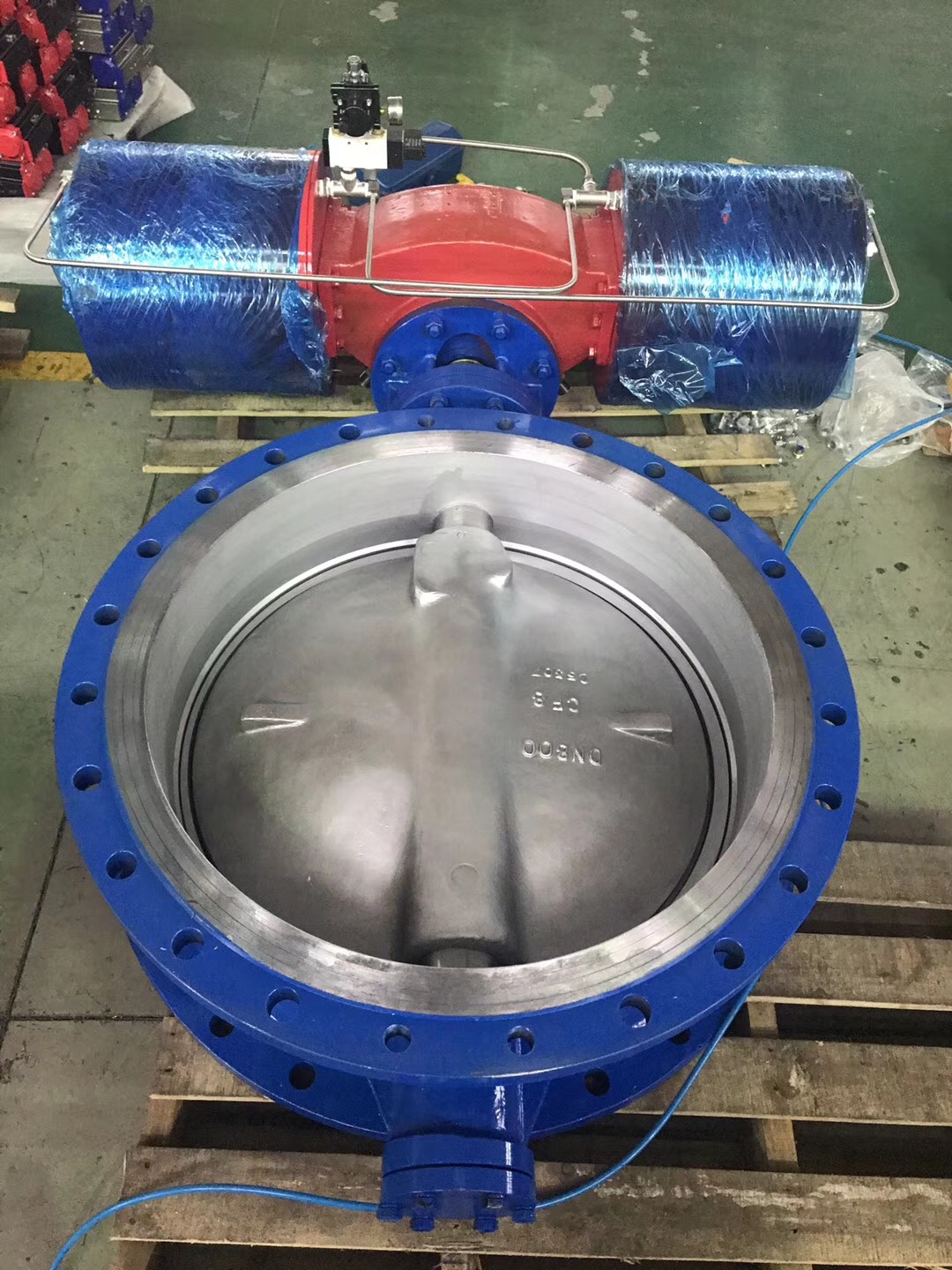 氣動多層次對夾式蝶閥