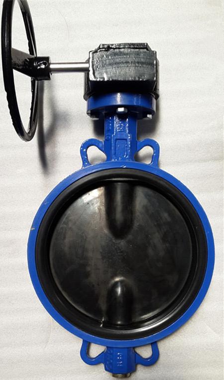 蝸輪對夾式軟密封蝶閥