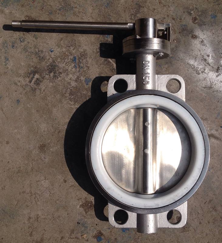 不鏽鋼手動蝶閥