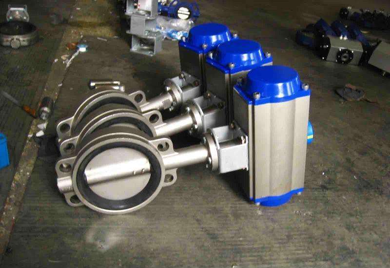 不鏽鋼氣動蝶閥