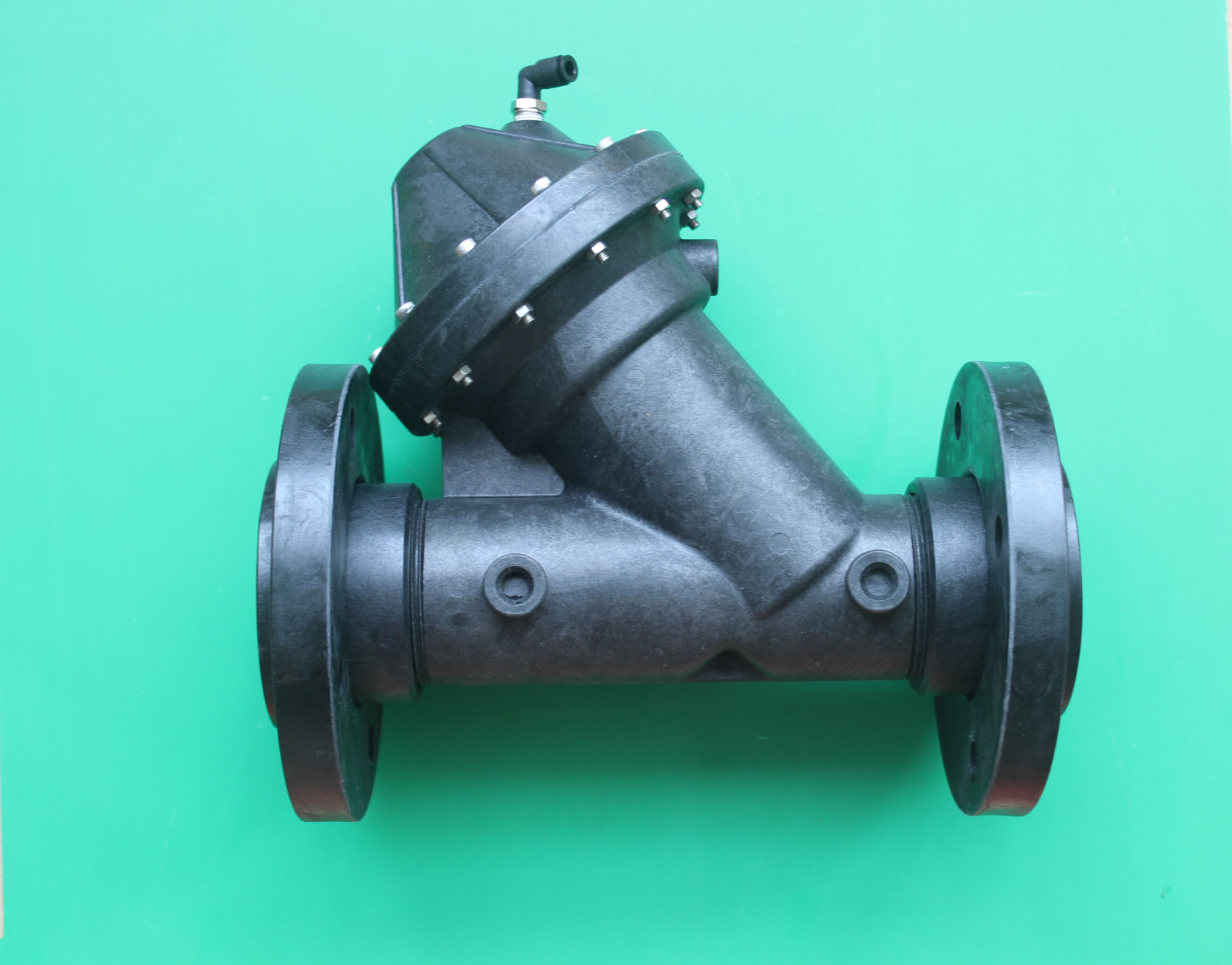 UPVC塑料Y型隔膜閥