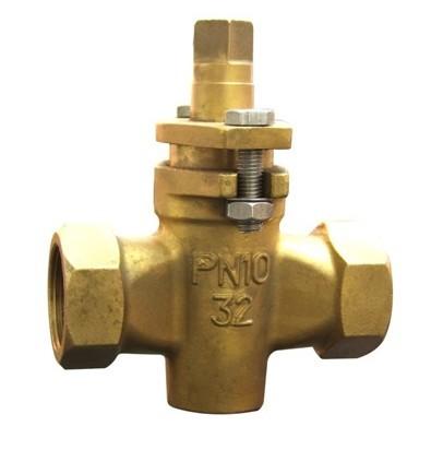 二通內螺紋全銅旋塞閥