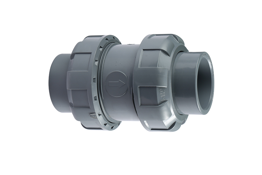 CPVC雙活接止回閥